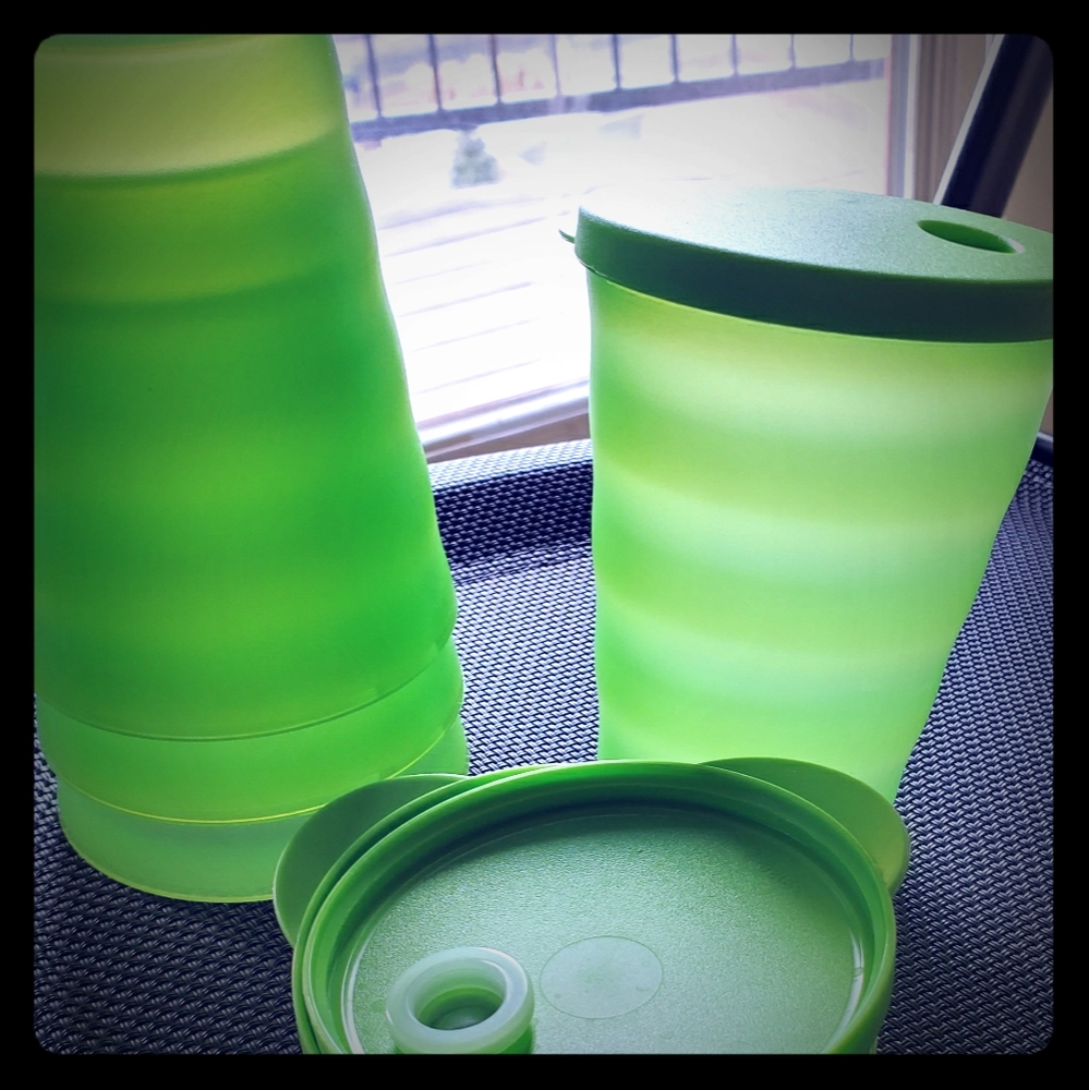 Tumblers set with lids 11 oz.